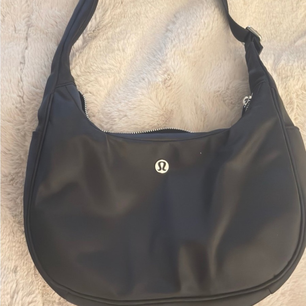 lululemon athletica Classic Black Hobo Bag
